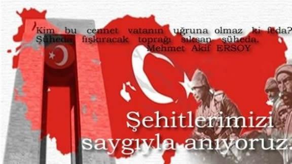 İlçe Milli Eğitim Müdürü Sayın Bayram BAKIR 18 Mart Şehitler Günü ve Çanakkale Zaferinin 100. Yıldönümü nedeniyle bir mesaj yayınladı.