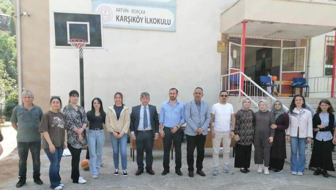 İlçemiz Karşıköy Ortaokulu'nda Doğa İle İç İçe Okul Şenliği Düzenlendi