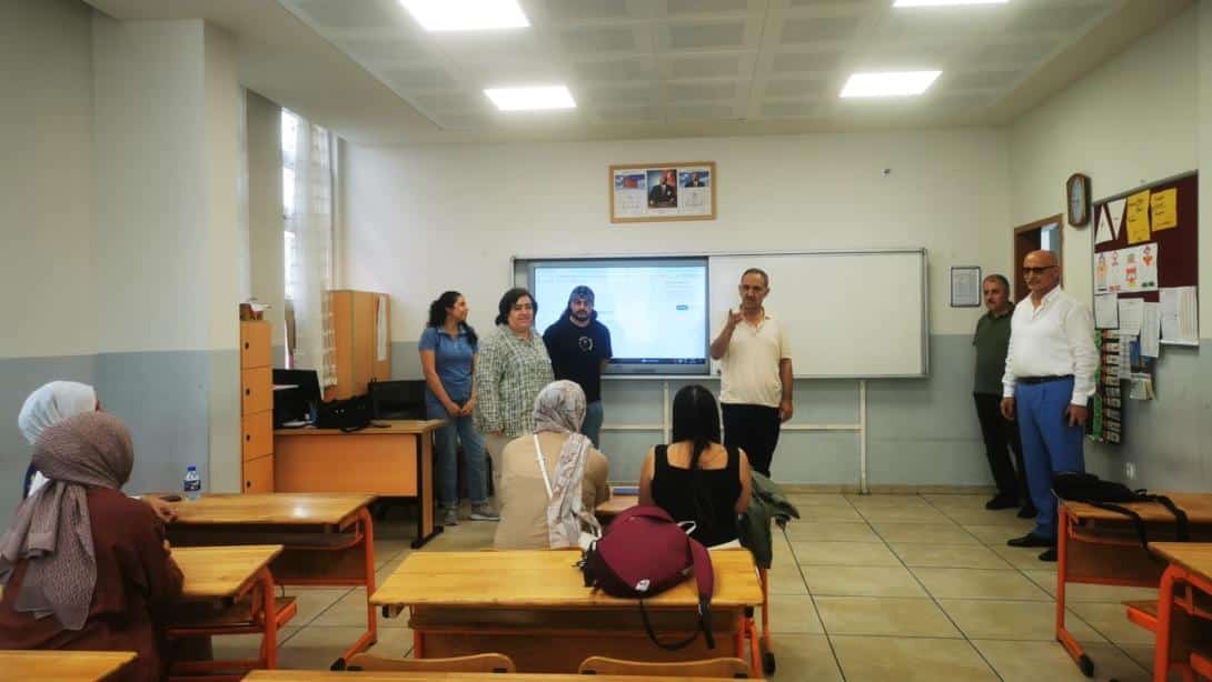 İLÇE MİLLİ EĞİTİM MÜDÜRÜMÜZ BAYRAM BAKIR İLÇE ZÜMRE TOPLANTISINA KATILDI